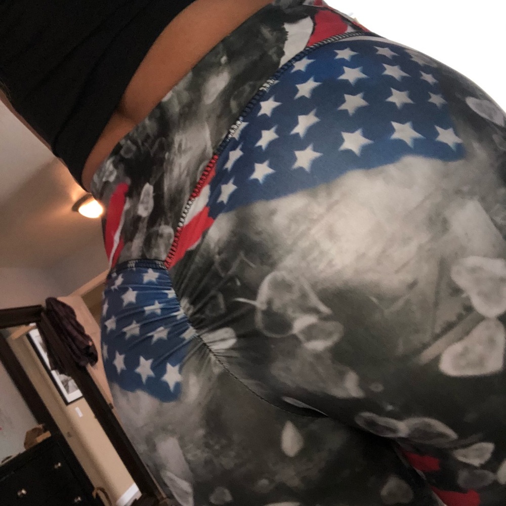 ABS2 bootyscrunch American Flag leggings